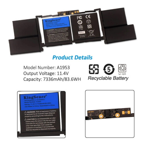 Long-Lasting Battery for MacBook Pro 15in 2018